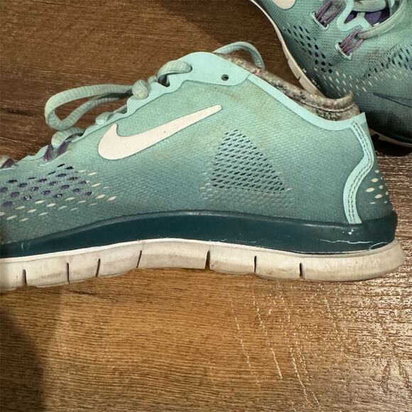 Nike Women's Free 5.0 TR Fit 4 Ombre Running Shoes Size 9 FLAWS - Picture 8 of 12